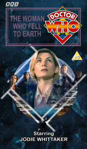 Benjamin's retro VHS cover for The Woman Who Fell to Earth