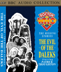 Michael's BBC Audio Collection cassette cover for The Evil of the Daleks, images (c) BBC