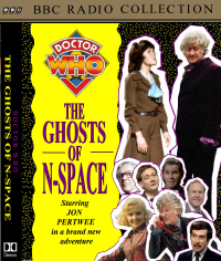 Michael's BBC Audio Collection cassette cover for The Ghosts of N-Space, images (c) BBC
