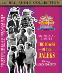 Michael's BBC Audio Collection cassette cover for The Power of the Daleks, images (c) BBC