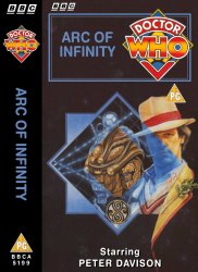 Michael's audio cassette cover for Arc of Infinity, art by Pete Wallbank