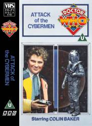 Michael's audio cassette cover for Attack of the Cybermen, artwork by Alister Pearson