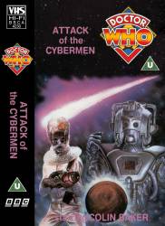 Michael's audio cassette cover for Attack of the Cybermen, artwork by Colin Howard