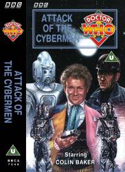 Michael's audio cassette cover for Attack of the Cybermen, artwork by Daryl Joyce