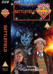 Michael's audio cassette cover for Battlefield, art by Alister Pearson