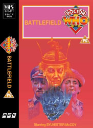 Michael's audio cassette cover for Battlefield, art by Alister Pearson