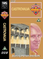Michael's audio cassette cover for Castrovalva, art by Alister Pearson