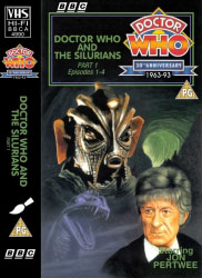Michael's audio cassette cover for Doctor Who and the Silurians - Tape 1, art by Andrew Skilleter