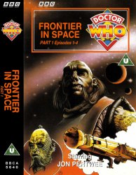 Michael's audio cassette cover for Frontier in Space - Tape 1, art by Chris Achilleos