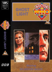 Michael's audio cassette cover for Ghost Light, art by Alister Pearson