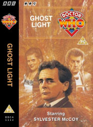 Michael's audio cassette cover for Ghost Light, art by Alister Pearson