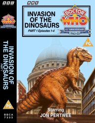 Michael's audio cassette cover for Invasion of the Dinosaurs - Tape 1, art by Jeff Cummins
