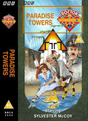 Michael's audio cassette cover for Paradise Towers, art by Colin Howard