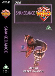 Michael's audio cassette cover for Snakedance, art by Andrew Skilleter