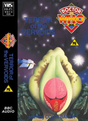 Michael's audio cassette cover for Terror of the Vervoids, art by Tony Masero