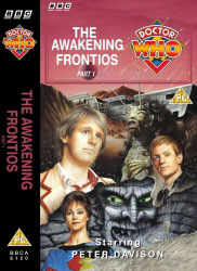Michael's audio cassette cover for The Awakening & Frontios - Tape 1, art by Colin Howard