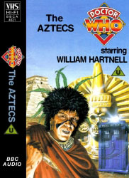 Michael's audio cassette cover for The Aztecs, art by Nick Spender