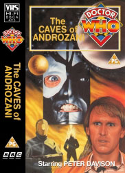 Michael's audio cassette cover for The Caves of Androzani, art by Andrew Skilleter