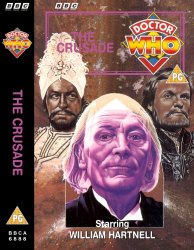 Michael's audio cassette cover for The Crusade, art by Alister Pearson
