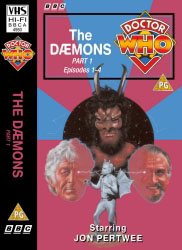 Michael's audio cassette cover for The Daemons - Tape 1, art by Alister Pearson