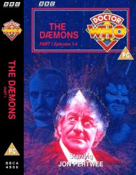 Michael's audio cassette cover for The Daemons - Tape 1, art by Alister Pearson