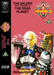 Michael's audio cassette cover for The Daleks - Part 1, art by Chris Achilleos