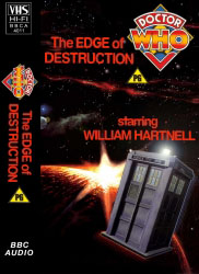 Michael's audio cassette cover for The Edge of Destruction, art by David McAllister