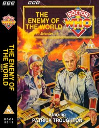 Michael's audio cassette cover for The Enemy of the World - Tape 1, art by Bill Donohoe