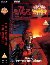 Michael's audio cassette cover for The Enemy of the World - Tape 1, art by Steve Kyte