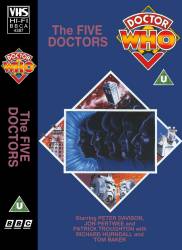 Michael's audio cassette cover for The Five Doctors, artwork by Andrew Skilleter