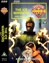 Michael's audio cassette cover for The Ice Warriors - Tape 1, art by Chris Achilleos