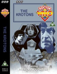 Michael's audio cassette cover for The Krotons, art by Alister Pearson