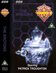 Michael's audio cassette cover for The Krotons, art by Andrew Skilleter