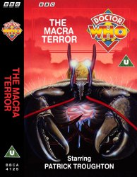 Michael's audio cassette cover for The Macra Terror, art byTony Masero