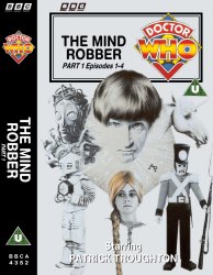 Michael's audio cassette cover for The Mind Robber - Tape 1, art by Alister Pearson