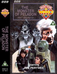 Michael's audio cassette cover for The Monster of Peladon - Tape 1, art by Colin Howard