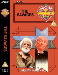 Michael's audio cassette cover for The Savages, art by Alister Pearson