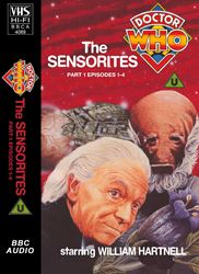 Michael's audio cassette cover for The Sensorites - Part 1, art by Nick Spender
