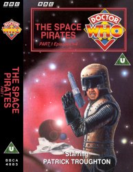 Michael's audio cassette cover for The Space Pirates - Tape 1, art by Tony Clark