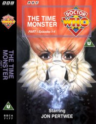 Michael's audio cassette cover for The Time Monster - Tape 1, art by Andrew Skilleter