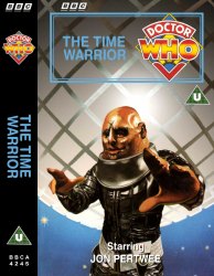 Michael's audio cassette cover for The Time Warrior, art by Roy Knipe