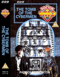 Michael's audio cassette cover for The Tomb of the Cybermen, art by Alister Pearson