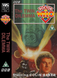 Michael's audio cassette cover for The Twin Dilemma, art by Andrew Skilleter