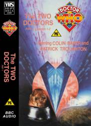 Michael's audio cassette cover for The Two Doctors - Tape 1, artwork by Andrew Skilleter