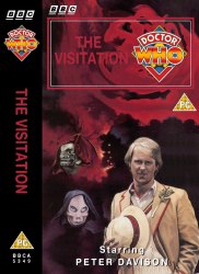Michael's audio cassette cover for The Visitation, art by David McAllister