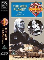 Michael's audio cassette cover for The Web Planet - Part 1, art by Alister Pearson