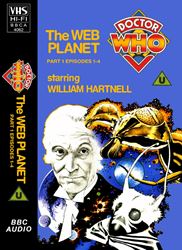 Michael's audio cassette cover for The Web Planet - Part 1, art by Chris Achilleos