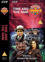 Michael's audio cassette cover for Time and the Rani, art by Colin Howard