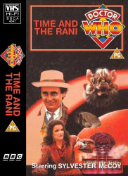 Michael's audio cassette cover for Time and the Rani, art by Alister Pearson