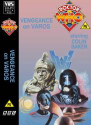 Michael's audio cassette cover for Vengeance on Varos, art by David McAllister